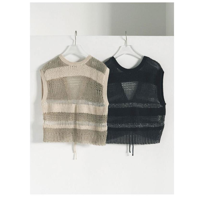 HYKE ニットベスト ノースリーブ ニットハイネックベスト - カーキ | ZARA Japan / 日本