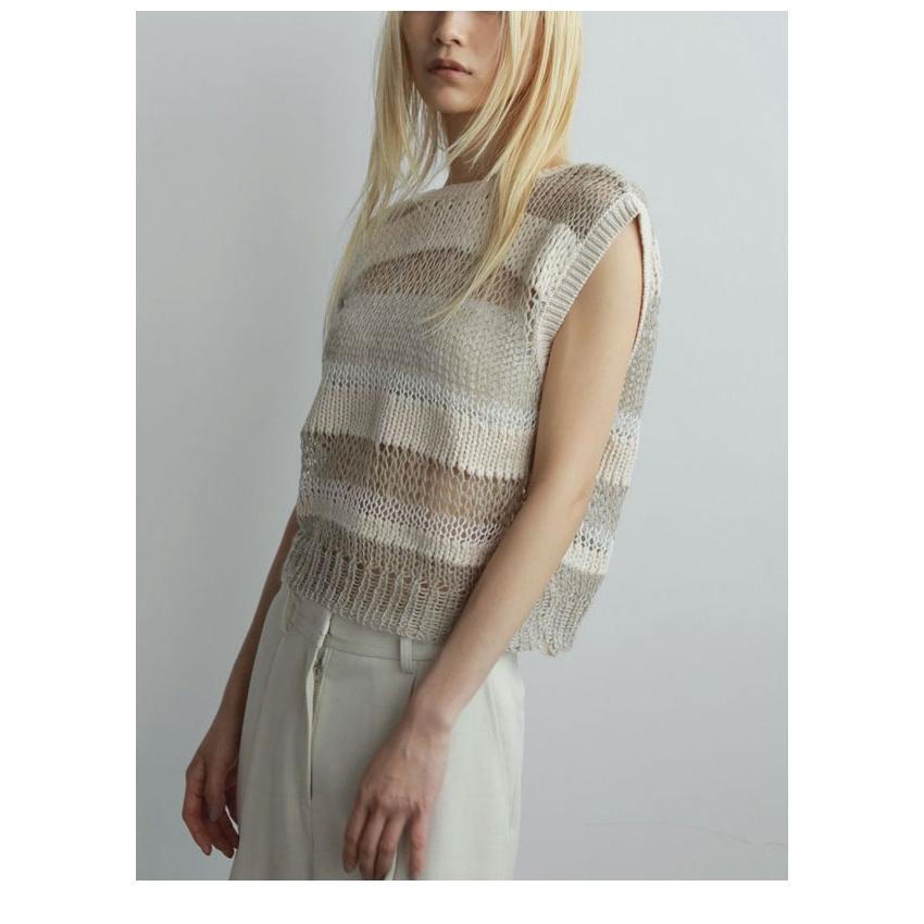 ヘブスト様② WEB限定】MEN ハイブリッドニットベスト ブラック