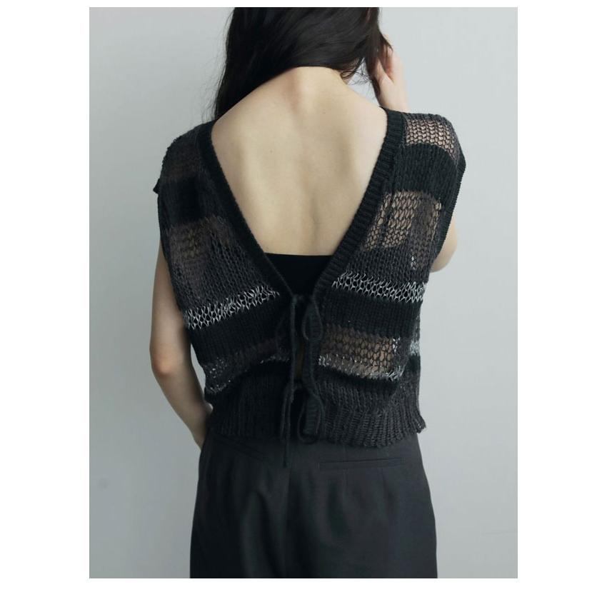 anuke アンヌーク　ベスト anuke（アンヌーク） anuke 2025FallWinter トップス Border Knit Vest