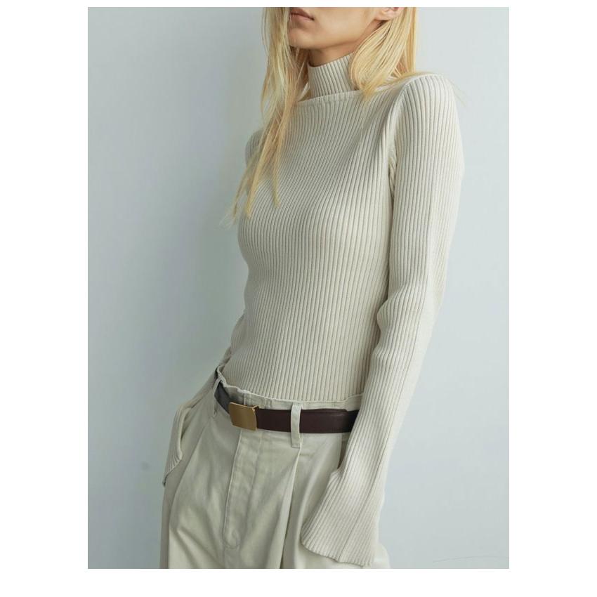 anuke（アンヌーク） anuke 2025FallWinter トップス Slit Turtle Knit