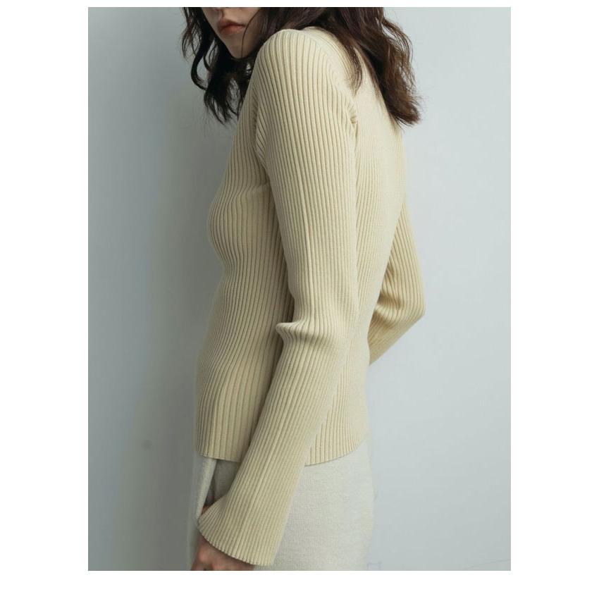 anuke（アンヌーク） anuke 2025FallWinter トップス Slit Turtle Knit