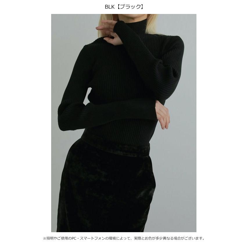 anuke（アンヌーク） anuke 2025FallWinter トップス Slit Turtle Knit