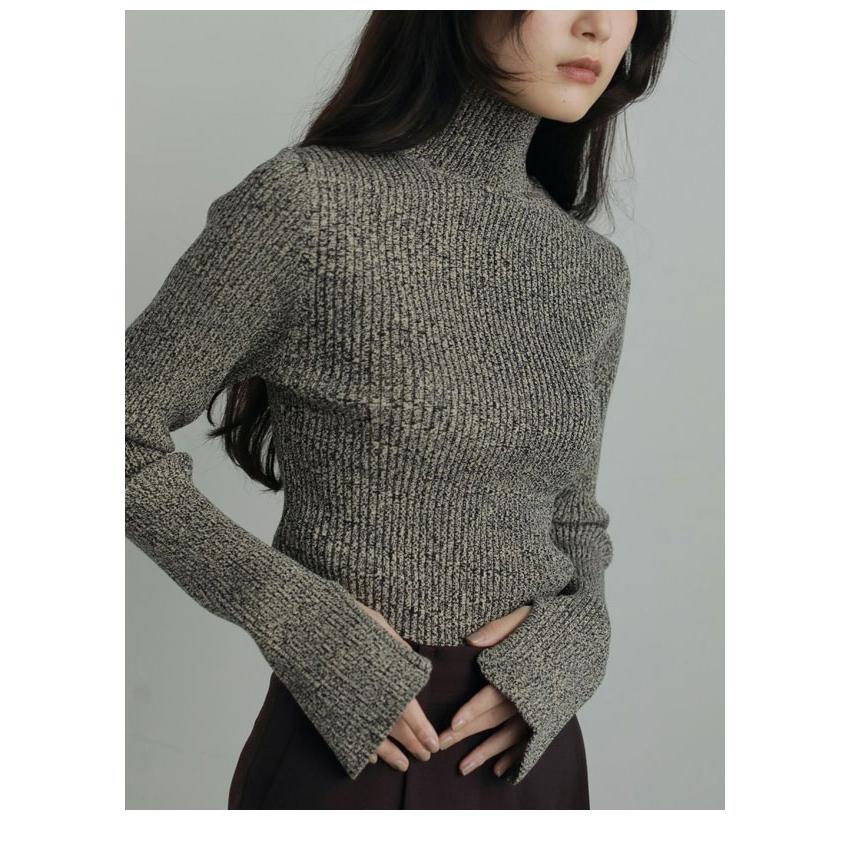 anuke（アンヌーク） anuke 2025FallWinter トップス Slit Turtle Knit