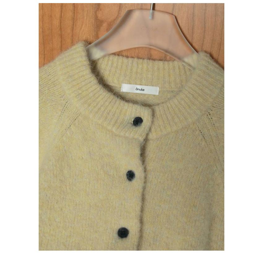 【最安値】anuke Melange Knit Cardigan ànuke online store（アンヌーク） / Melange Knit CardiganMelange