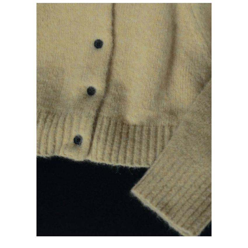 【新品】anuke Melange Knit Cardigan ànuke online store（アンヌーク） / Melange Knit CardiganMelange