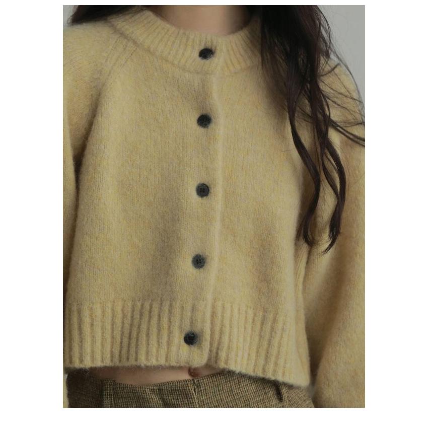 【新品】anuke Melange Knit Cardigan ànuke online store（アンヌーク） / Melange Knit CardiganMelange