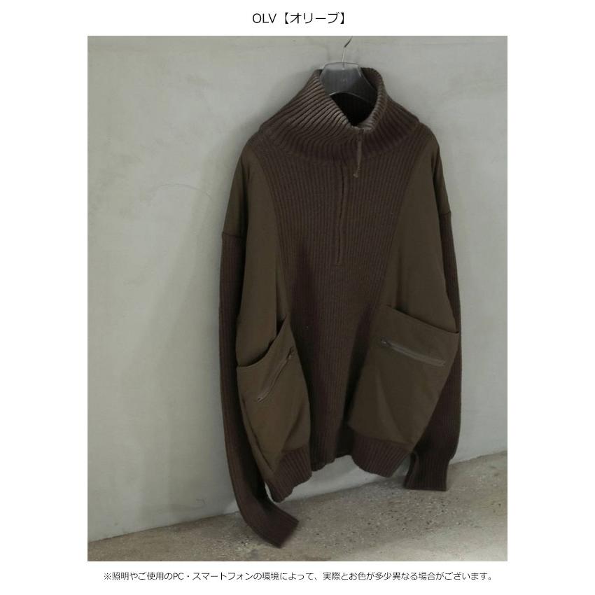 anuke（アンヌーク） anuke 2025FallWinter トップス Halfzip Docking