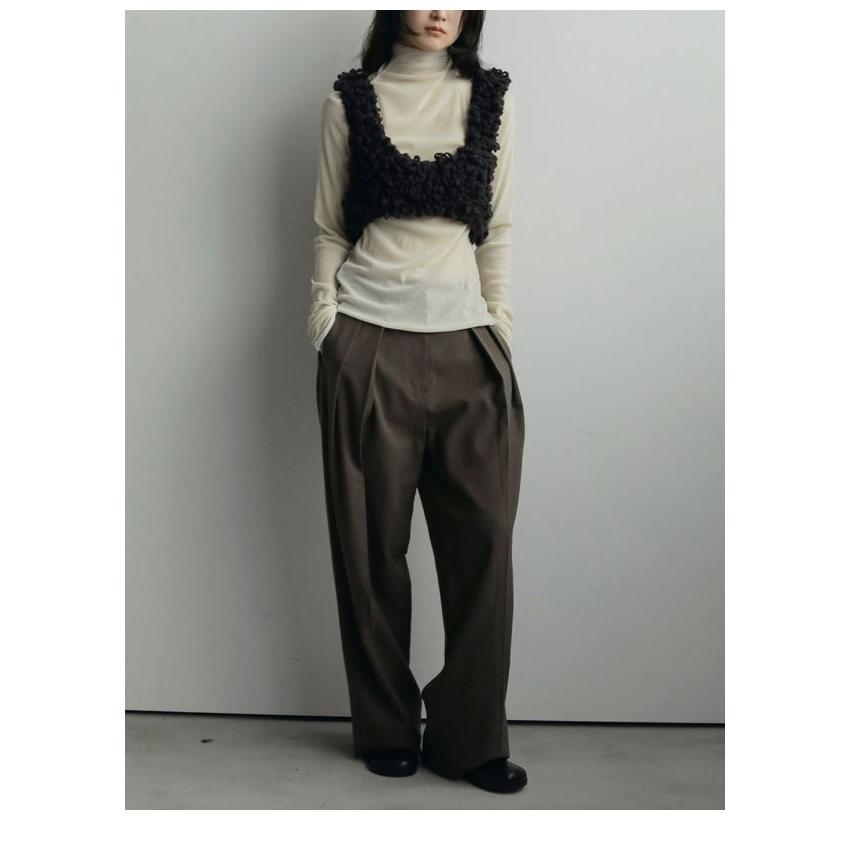 anuke アンヌーク 2025FallWinter トップス Velour Tie Tops