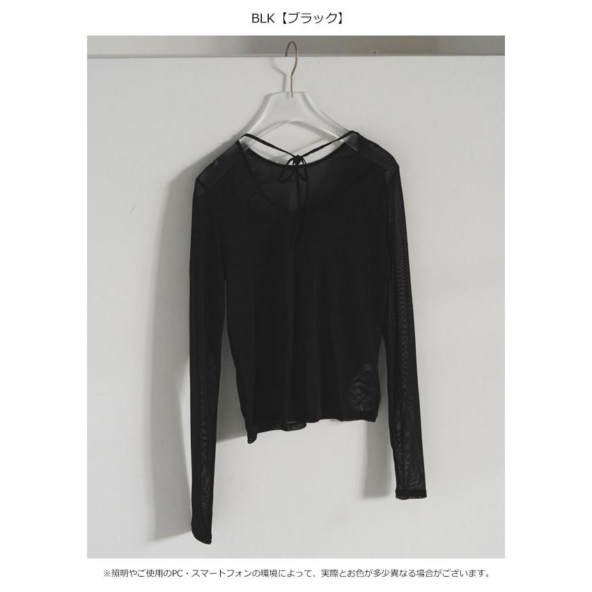 anuke（アンヌーク） anuke 2026SpringSummer トップス 2way Sheer