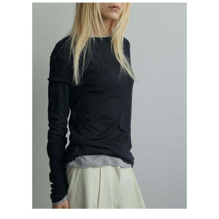 anuke（アンヌーク） anuke 2025FallWinter トップス Layered Sheer