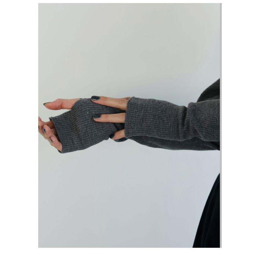 anuke アンヌーク Waffle Henley Tops チャコールグレー ànuke online store（アンヌーク） / Waffle Henley TopsWaffle