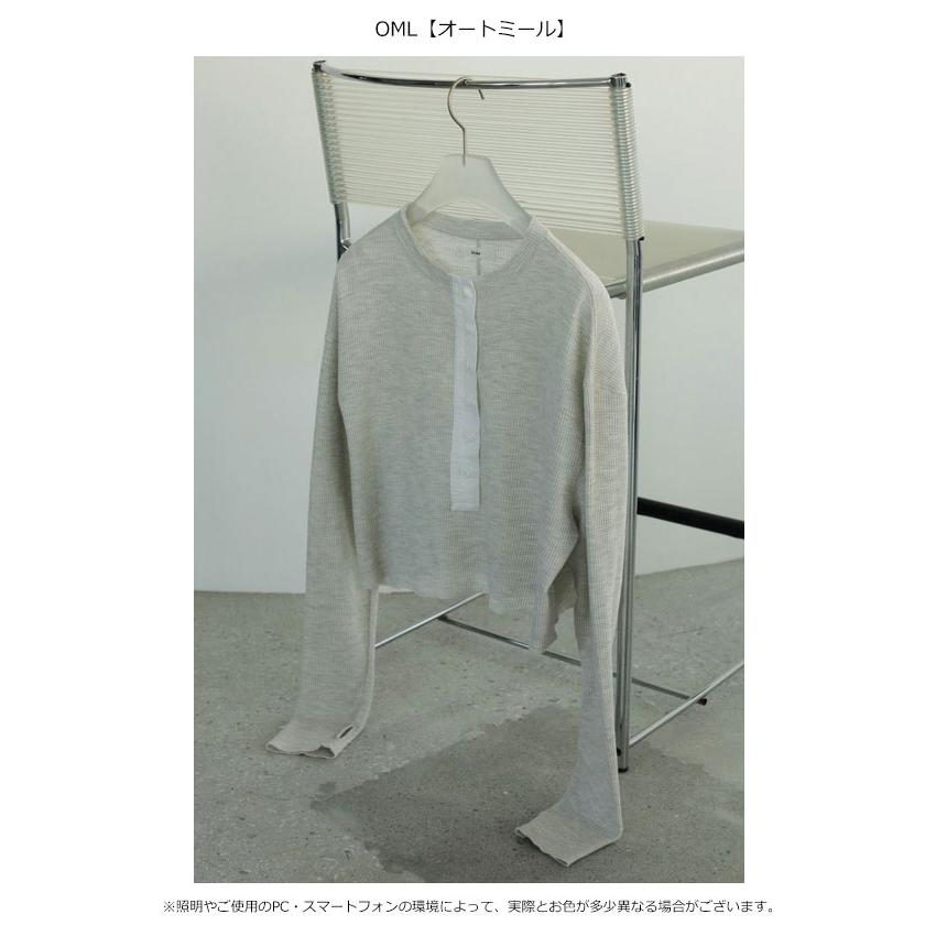 anuke（アンヌーク） anuke 2025FallWinter トップス Waffle Henley