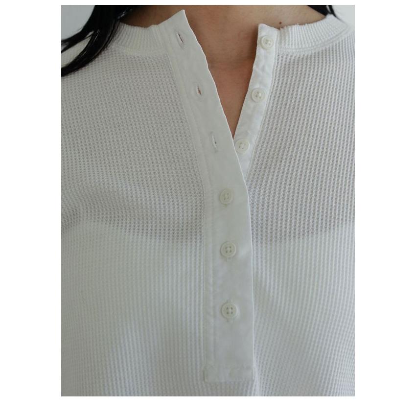 anuke（アンヌーク） anuke 2025FallWinter トップス Waffle Henley