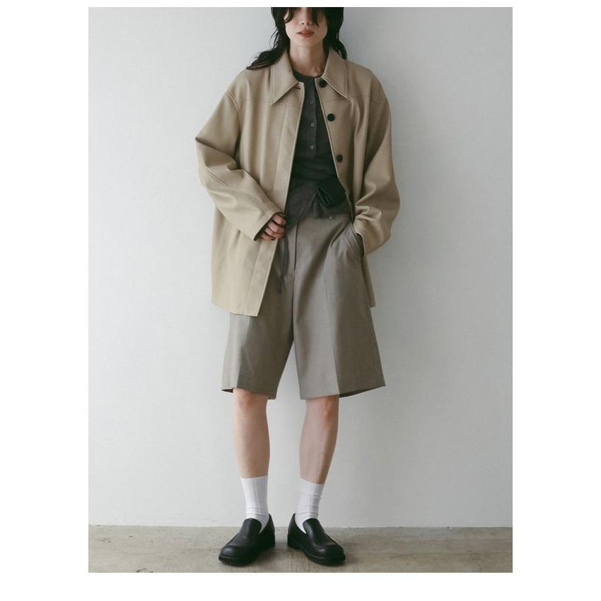 【11/30迄出品】anuke Bicolor Wide Sweat ブラウン 40th Anniversary A-2 Long Length Horsehide Leather Jacket