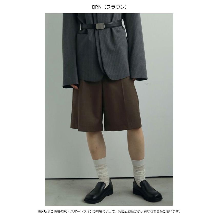 センタープレスハーフパンツ ブラック M センタープレス 長めハーフパンツ ブラック Mの通販 by Lily / 5