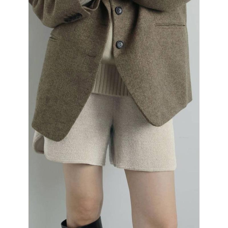 新品未使用misha and puff ニットショートパンツ anuke アンヌーク 2025FallWinter ボトムス Knit Short Pants ニット
