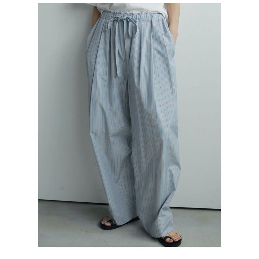 【期間限定お値下げ】新品タグ付きanuke Rib Biker Pants 38 anuke（アンヌーク） anuke 2025FallWinter ボトムス Stripe Rough