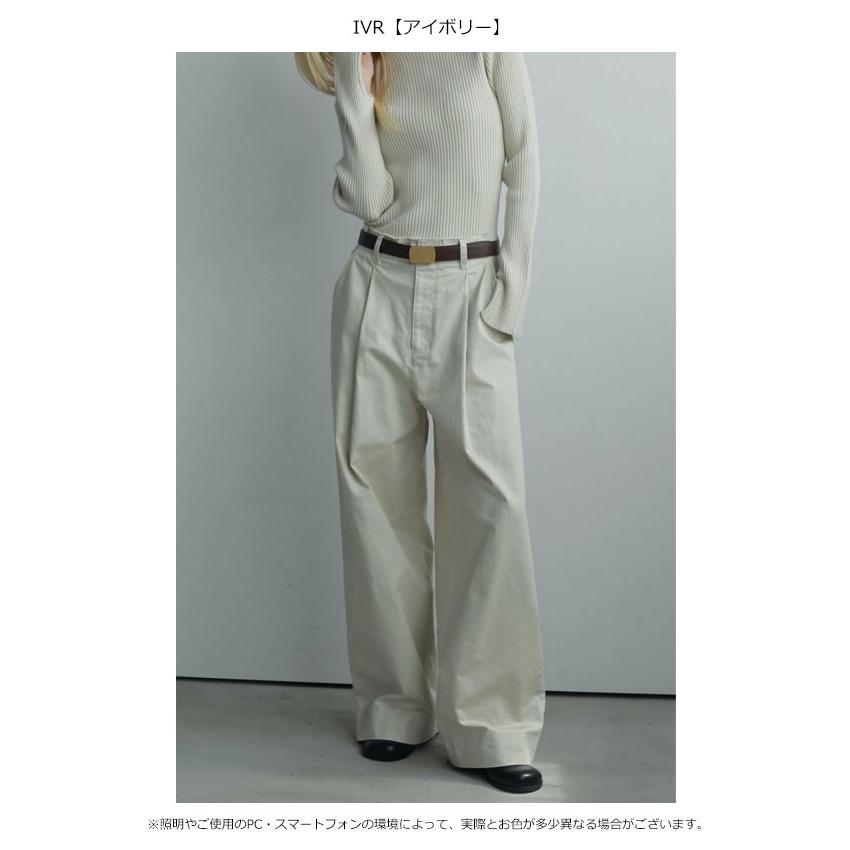 anuke（アンヌーク） anuke 2025FallWinter ボトムス Wide Chino Pants