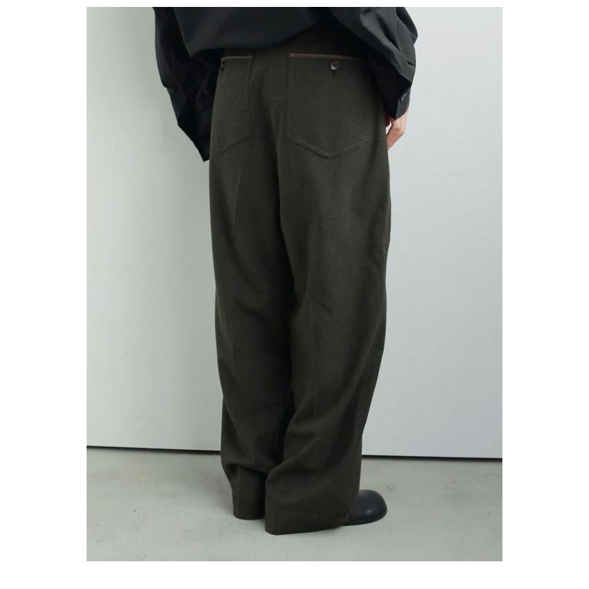 anuke（アンヌーク） anuke 2025FallWinter ボトムス Wool Tuck Pants