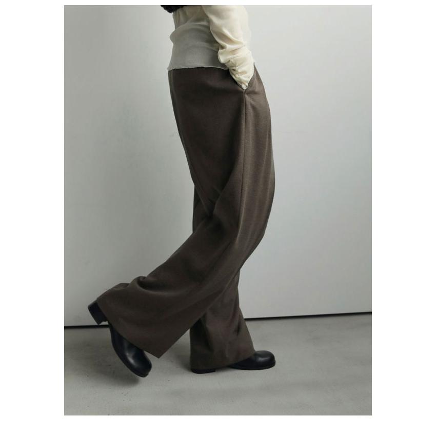 anuke（アンヌーク） anuke 2026Prefall ボトムス Tuck Wide Pants