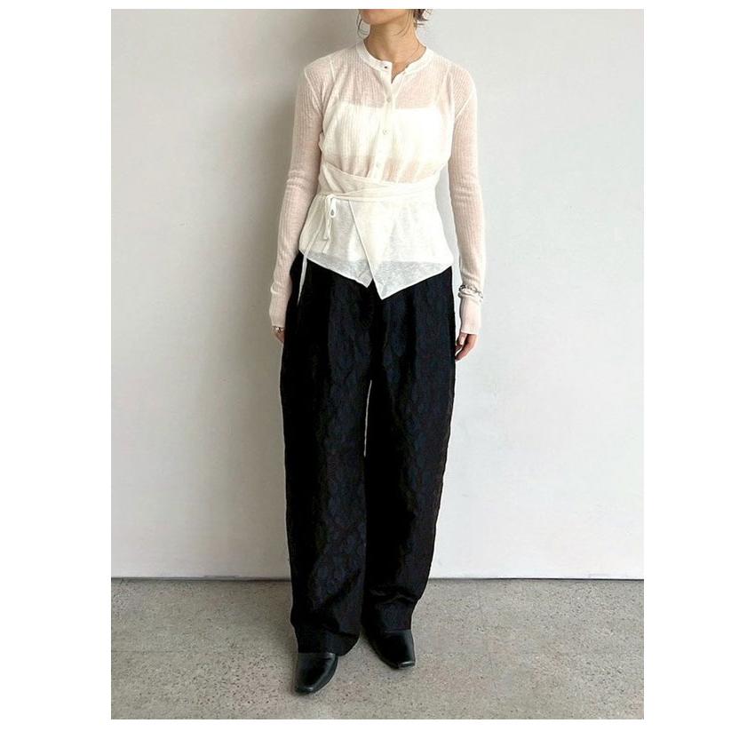anuke（アンヌーク） Flower Jacquard Pants 即納 SALE : RAPTURE