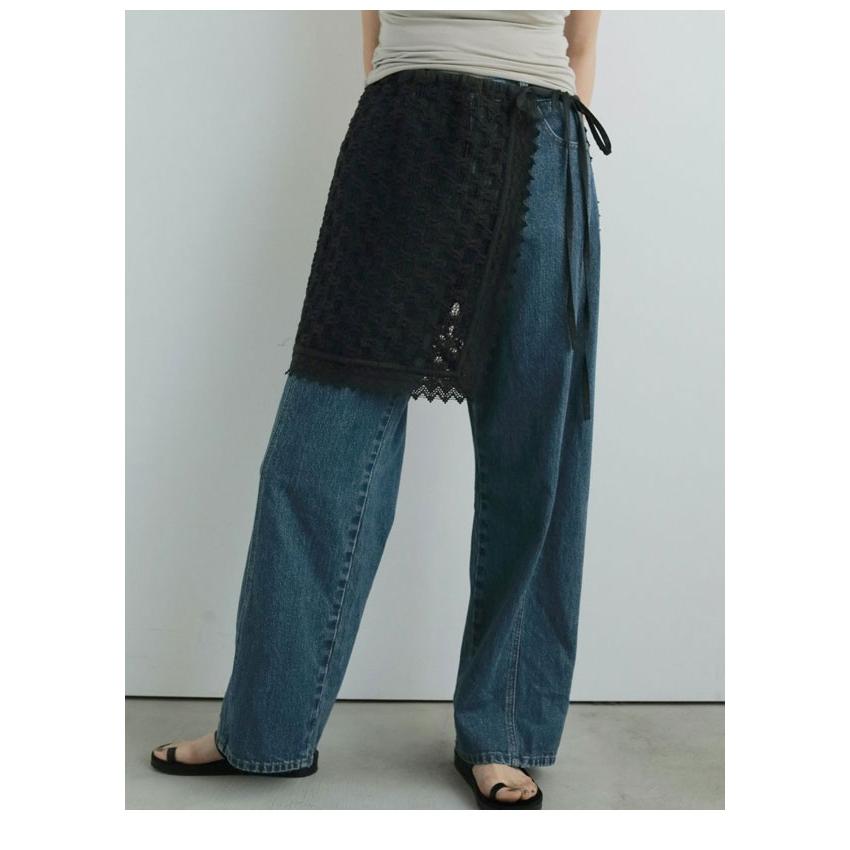 anuke（アンヌーク） anuke 2025FallWinter ボトムス Lace Wrap Skirt