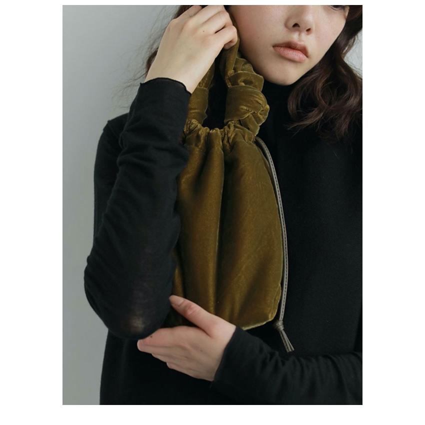 【完売】anuke Velvet Mini Purse ブラック 楽天市場】【即納】 アンヌーク anuke 2025FallWinter バッグ