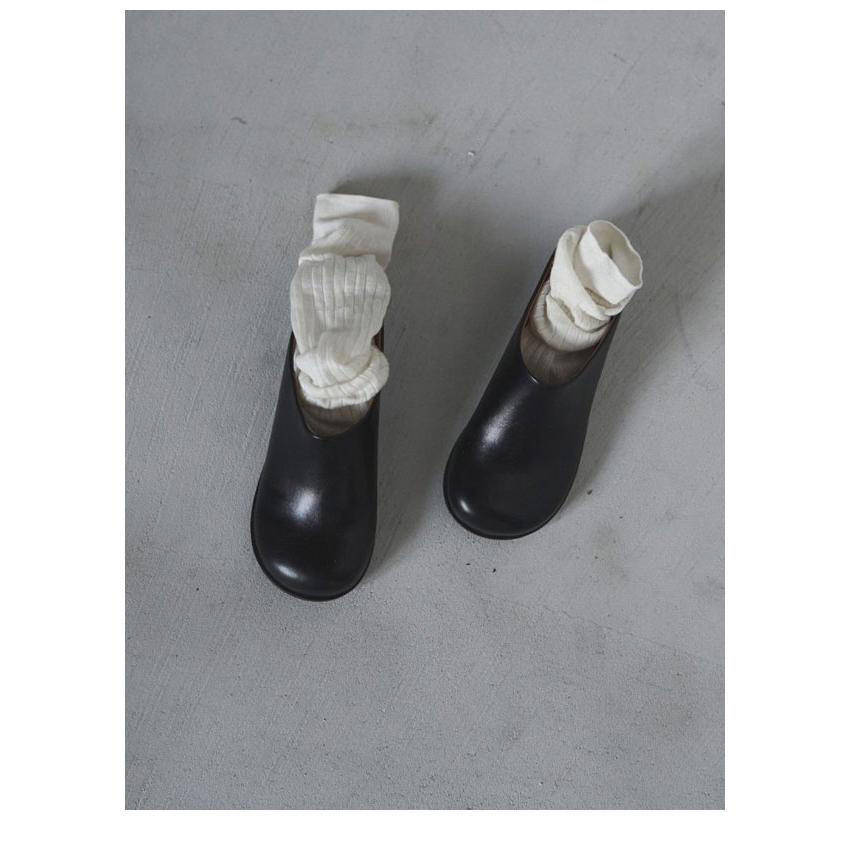 anuke アンヌーク Ecoleather Heel Slip-ons サボ anuke アンヌーク