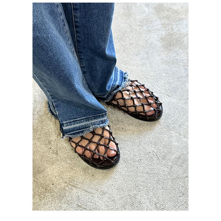 anuke Braid Flat Shoes ブラック36 ànuke online store（アンヌーク） / Braid Flat ShoesBraid
