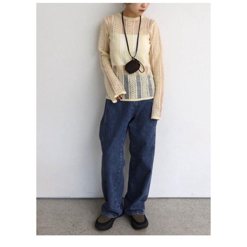 anuke（アンヌーク） anuke 2026Prefall ボトムス Panel Loose Denim