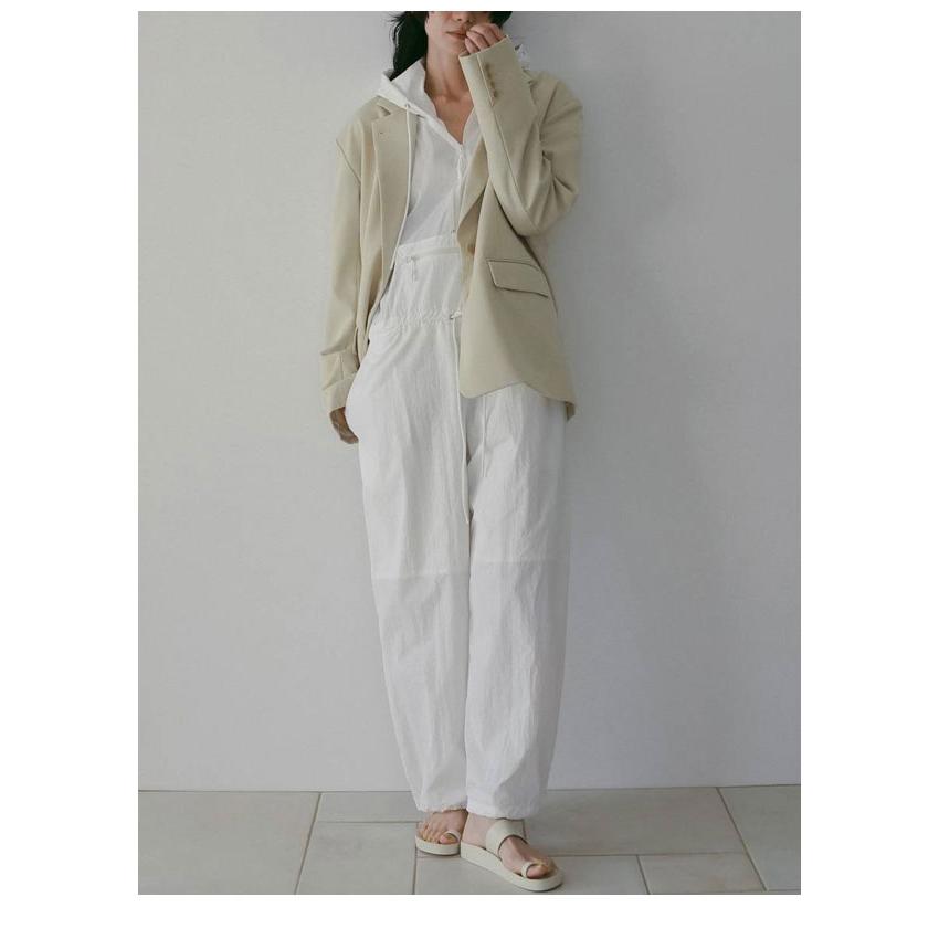 anuke クリーム色 オーバーサイズジャケット anuke アンヌーク エコレザーオーバージャケット 38 クリーム 【公式通販】