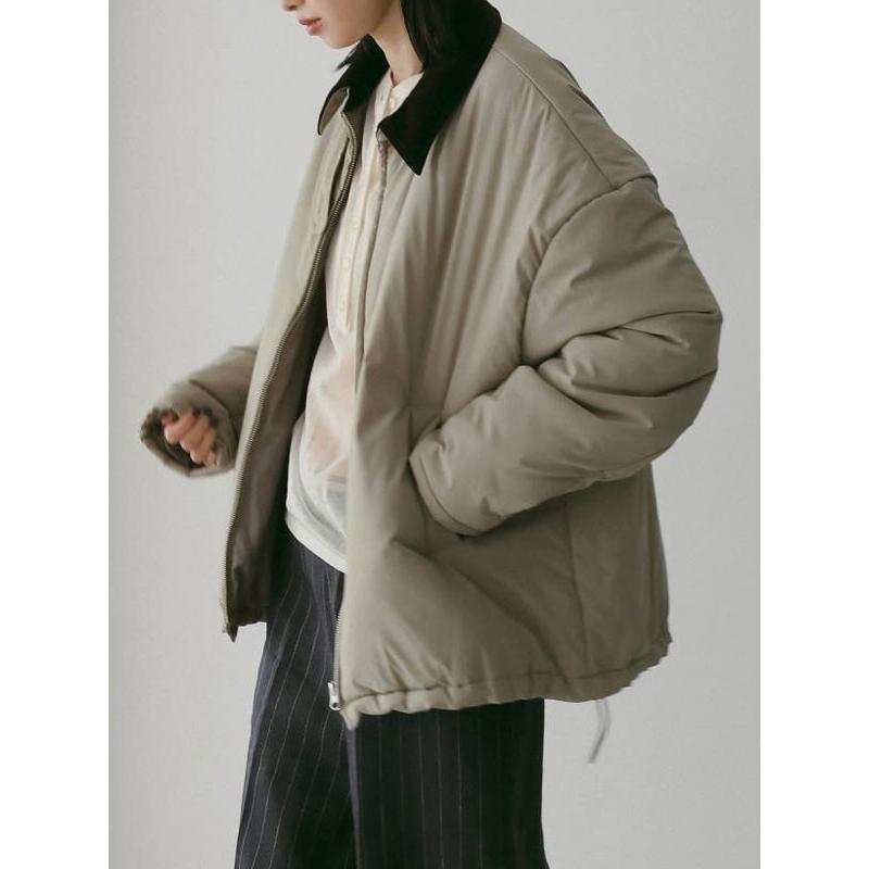 anuke（アンヌーク） anuke 2026winter アウター Velour Collar