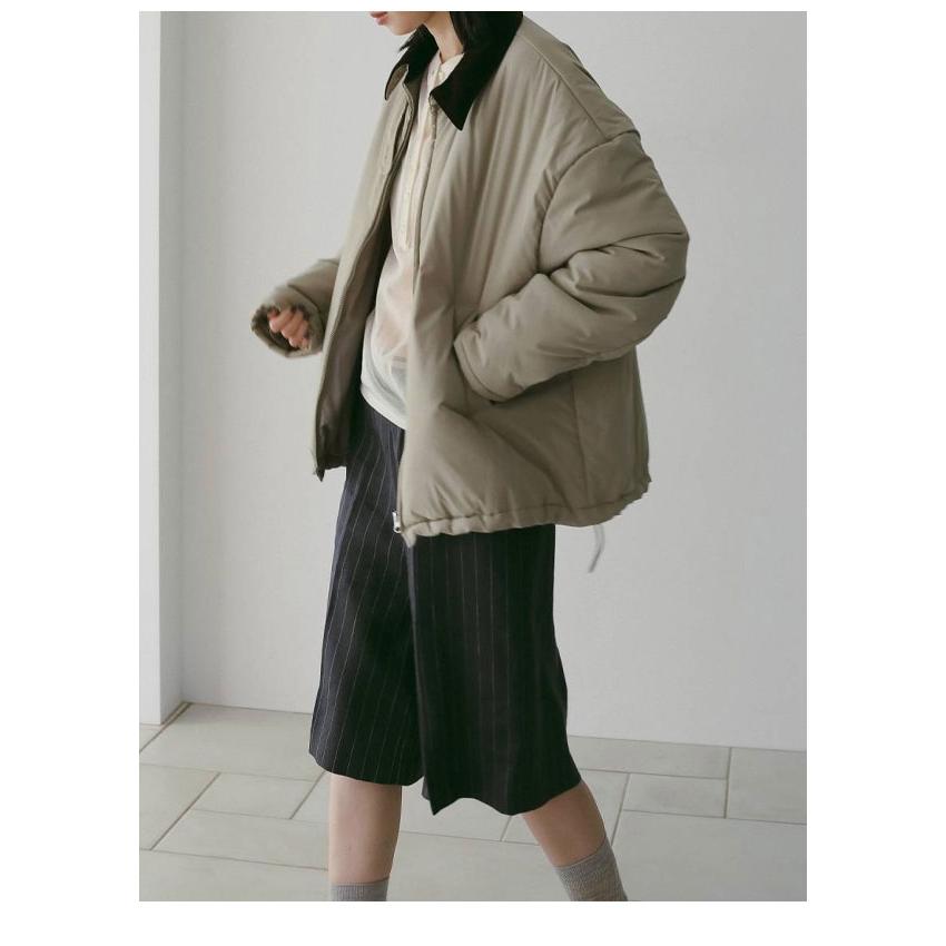 anuke（アンヌーク） anuke 2026winter アウター Velour Collar