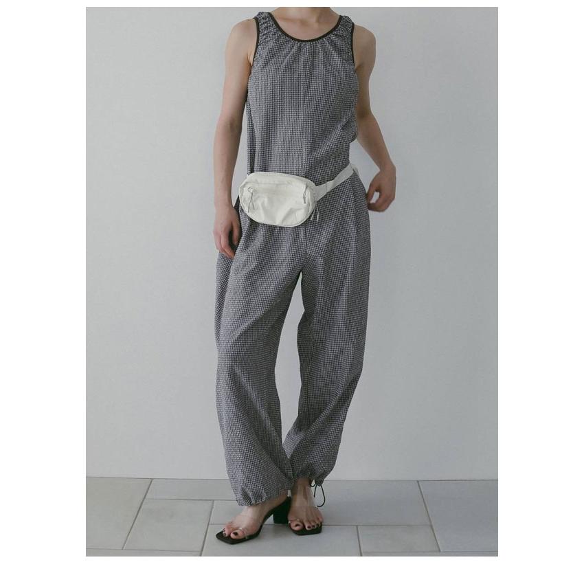 サロペット・オーバーオール・オールインワン anuke Cotton Gather Combinaison 38 サロペット・オーバーオール・オールインワン anuke Cotton Gather