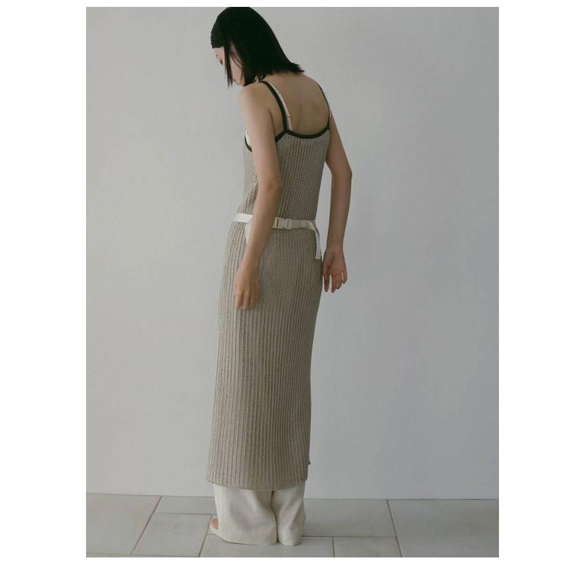 アンヌーク anuke 2026springsummer ワンピース Piping Cami Onepiece 6月上旬予約 パイピングキャミワンピース キャミソール マキシ丈 メッシュ 26春夏_4