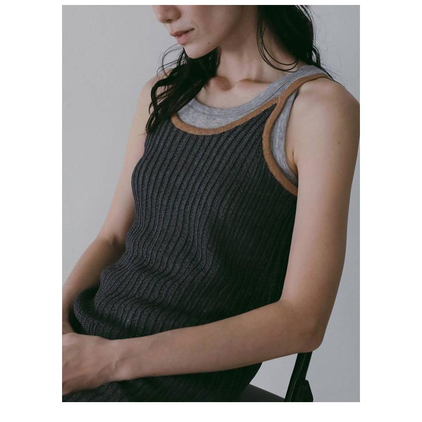 アンヌーク anuke 2026springsummer ワンピース Piping Cami Onepiece 6月上旬予約 パイピングキャミワンピース キャミソール マキシ丈 メッシュ 26春夏_7