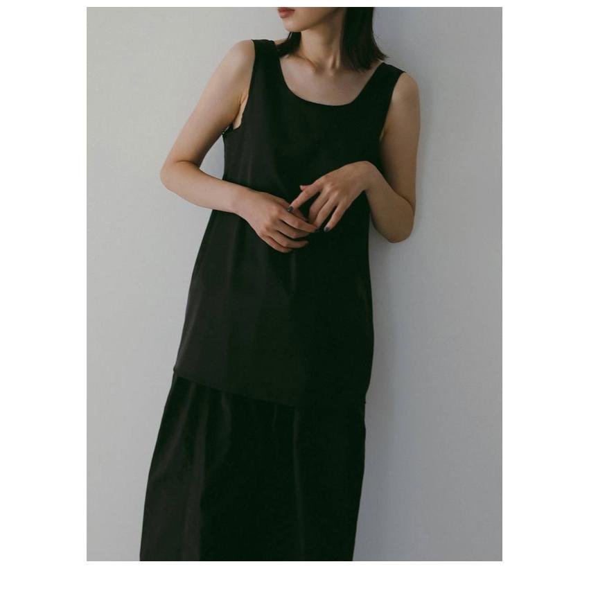 anuke（アンヌーク） anuke 2026SpringSummer トップス Satin Uneck