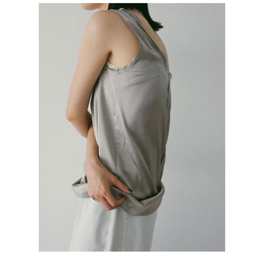 anuke（アンヌーク） anuke 2026SpringSummer トップス Satin Uneck