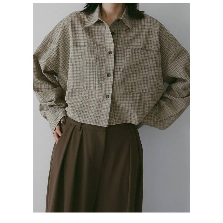 【新品未使用】Volume Ribbon Shirts anuke ミックス セール】Volume Ribbon Shirts（シャツ/ブラウス）｜anuke（アンヌーク