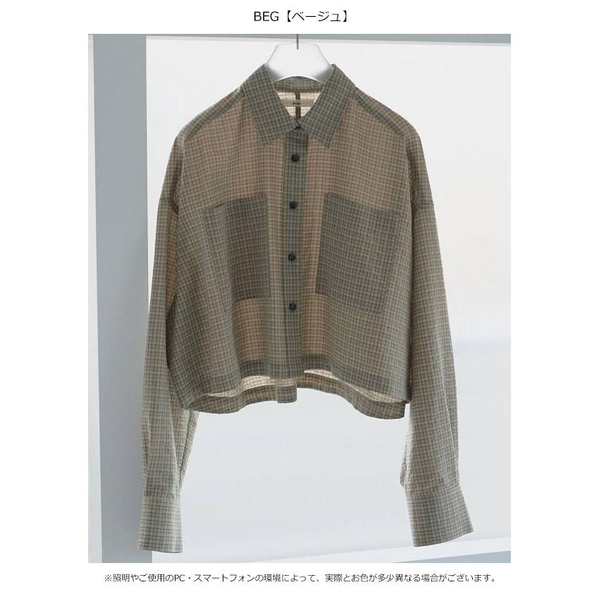 anuke（アンヌーク） anuke 2026springsummer トップス Check Short