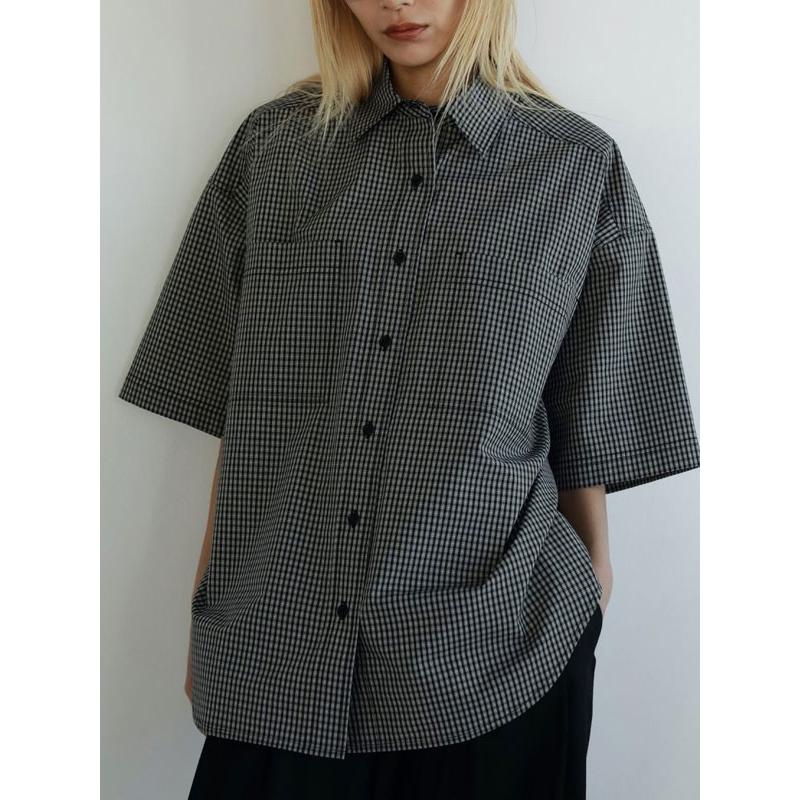 anuke チェックオーバーサイズシャツ ànuke online store（アンヌーク） / Check Over ShirtsCheck Over
