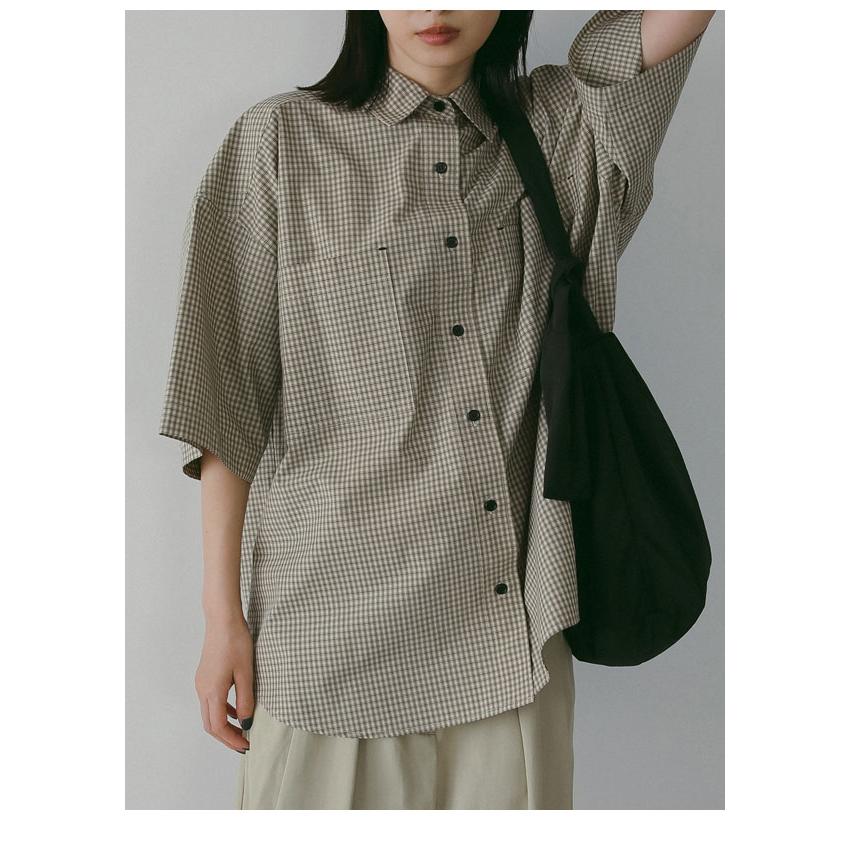 anuke（アンヌーク） anuke 2026SpringSummer トップス Check Over