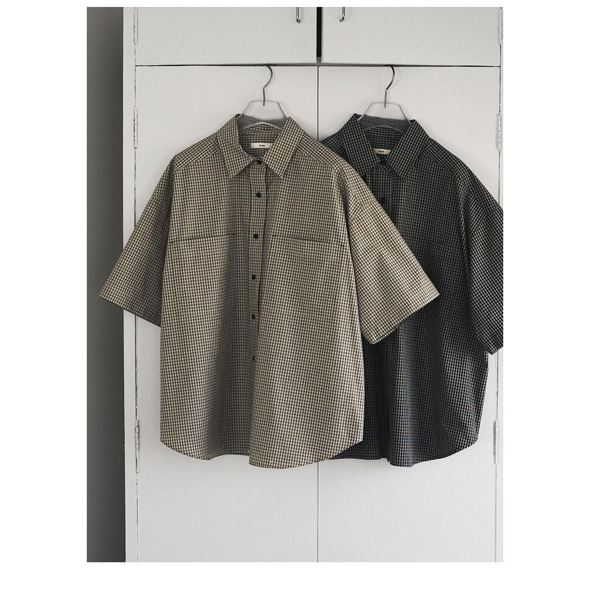 anuke（アンヌーク） anuke 2026SpringSummer トップス Check Over