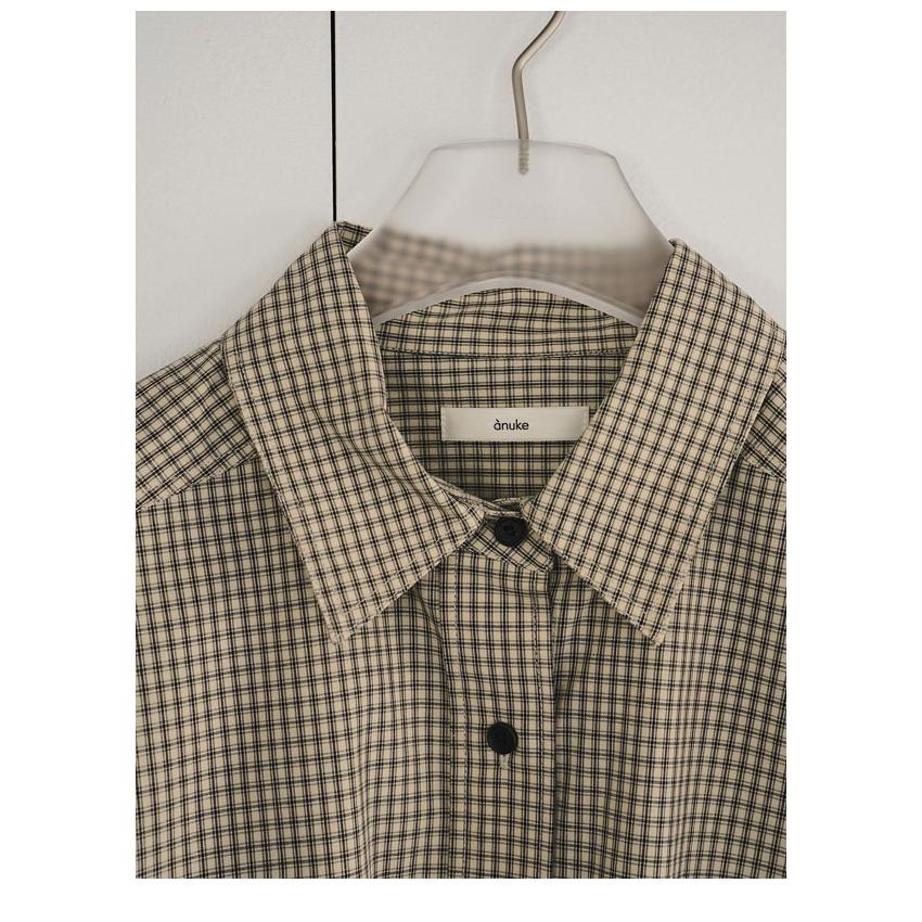 anuke（アンヌーク） anuke 2026SpringSummer トップス Check Over