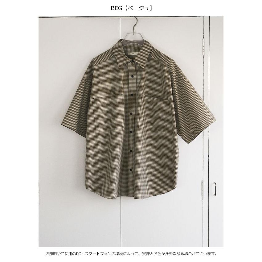 anuke（アンヌーク） anuke 2026SpringSummer トップス Check Over