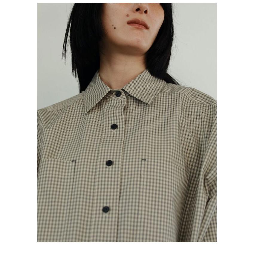 anuke＊トップス anuke（アンヌーク） anuke 2026SpringSummer トップス Check Over