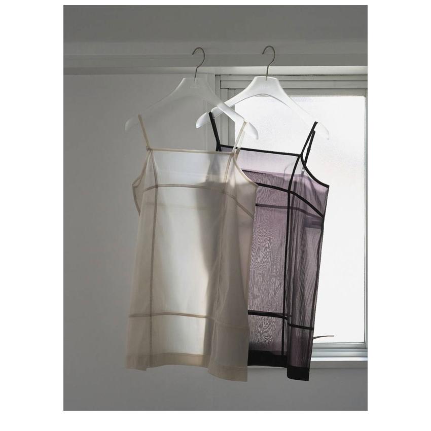anuke（アンヌーク） anuke 2026SpringSummer トップス Sheer Panel