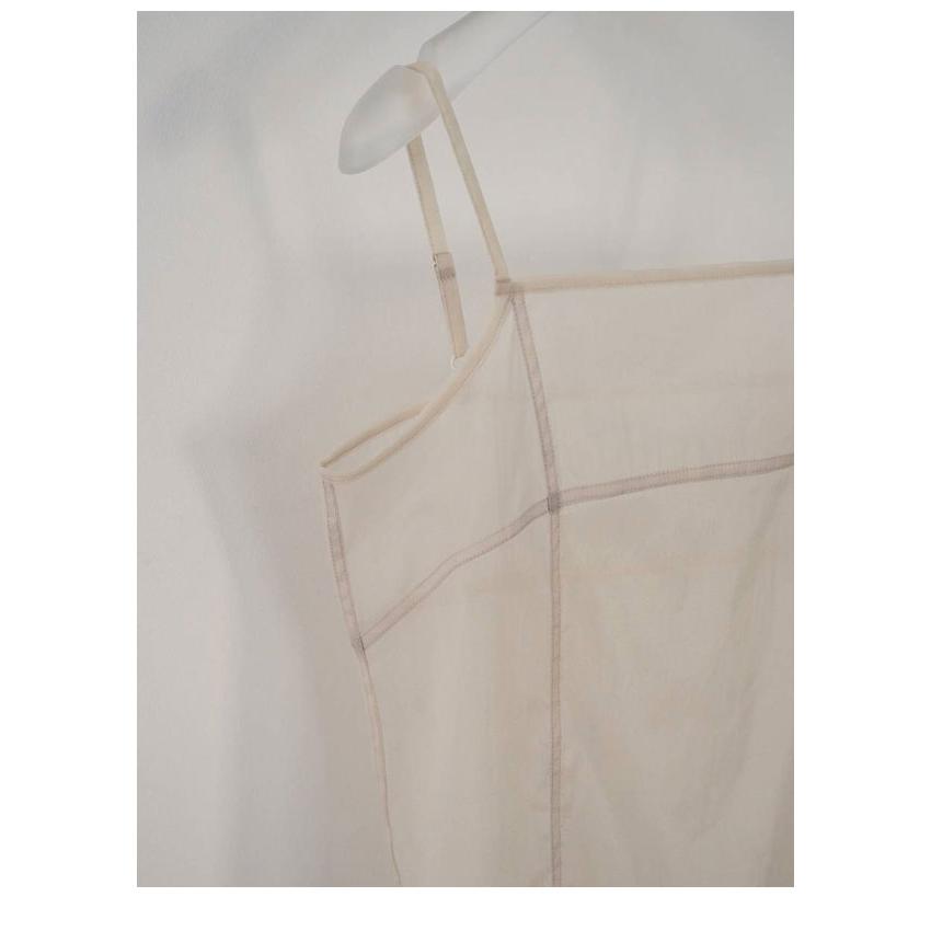 anuke（アンヌーク） anuke 2026SpringSummer トップス Sheer Panel