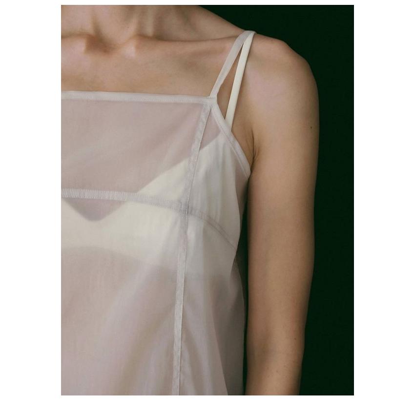 anuke（アンヌーク） anuke 2026SpringSummer トップス Sheer Panel