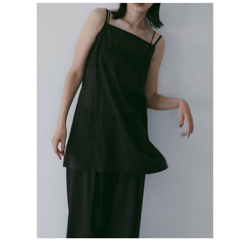 anuke（アンヌーク） anuke 2026SpringSummer トップス Sheer Panel